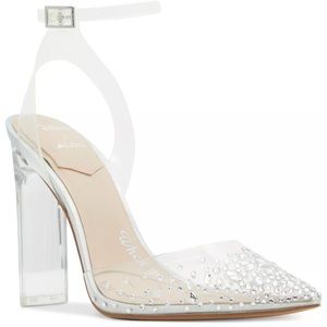 Disney x Aldo Cinderella Glass Slipper Rhinestone Pumps
